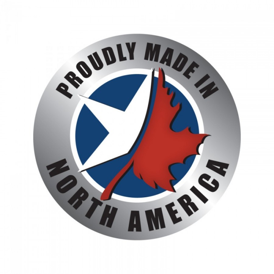 Proudly made in North America